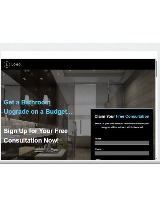 Professional bathroom remodeling website design services for service-based businesses in, Pretoria, Gauteng, South Africa by Gynesis Photography