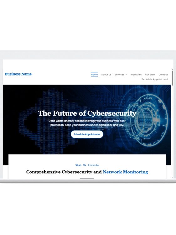 Professional cybersecurity website design services for service-based businesses in, Pretoria, Gauteng, South Africa by Gynesis Photography
